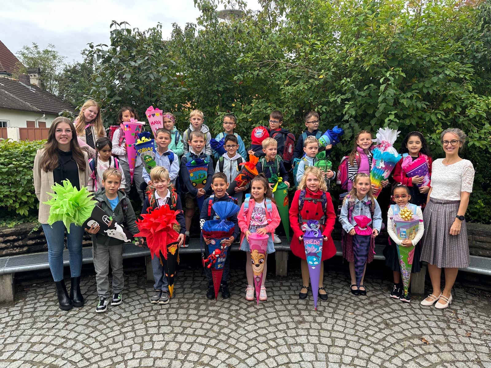 Klassenfoto der Klasse 1c